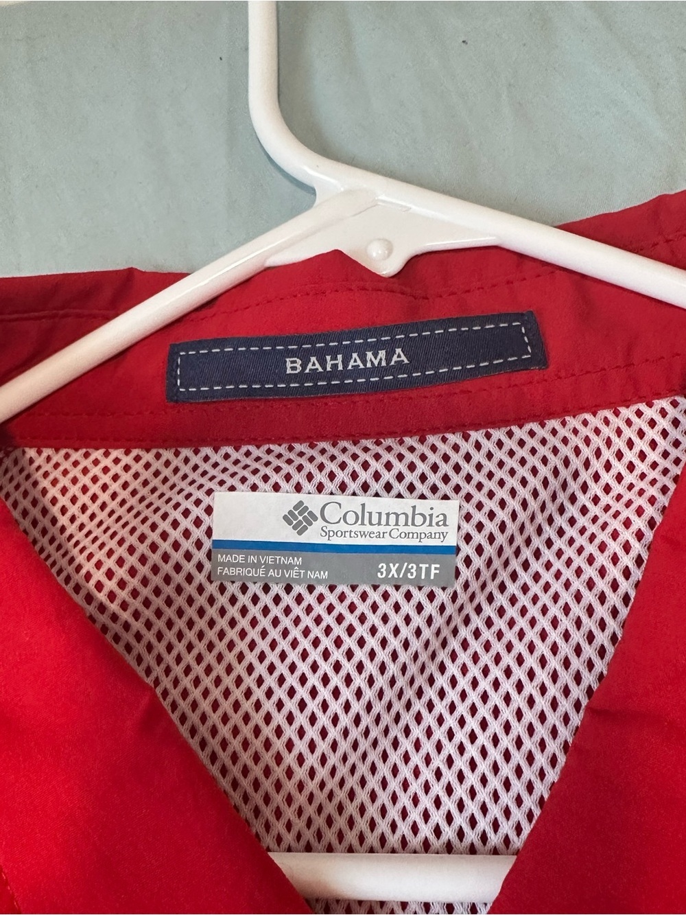 Columbia PFG Bahama Fishing Shirt – 3XL Long Sleeve Red - Picture 4 of 6